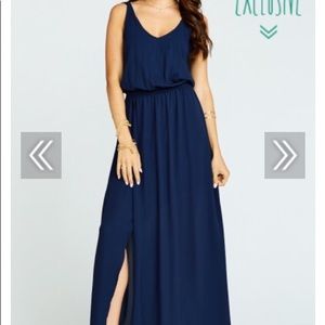 Show me your mumu XS Kendall maxi bridesmaid dress